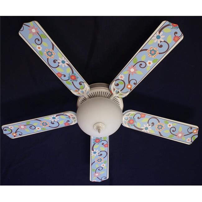floral ceiling fan