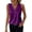 Purple, variant on Womens Tanks Solid V Neck Sleeveless Silk Shell Top Elegant Loose Fit Casual Blouse for Women Basic Layering Black XXL