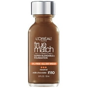 L'Oreal Paris True Match Super-Blendable Liquid Foundation, Milk Chocolate, 1 fl. oz.