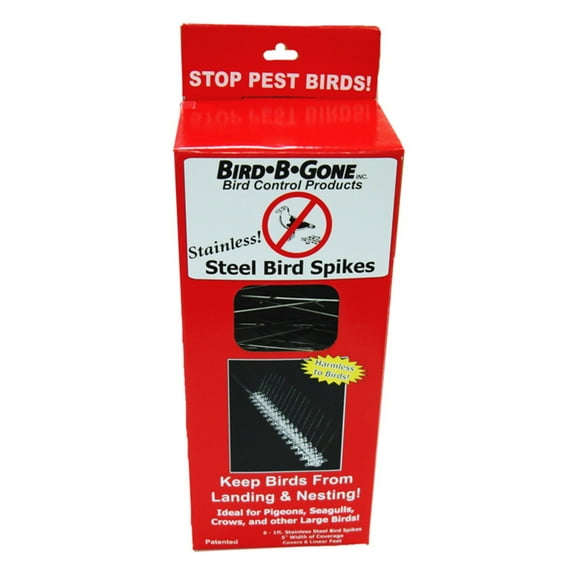 Bird-B-Gone Humane 3 in. Stainless Steel Bird Spikes