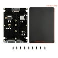 thumbnail image 4 of TAPDRA 2.5” M.2 SATA SSD Adapter Enclosure Up to 6Gbps for M Key B Key SSDs Supports Multiple Lengths 2230 to 2280 USB Powered, 4 of 5