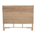 thumbnail image 2 of Baxton Studio Cantara Modern Bohemian Natural Rattan Queen Size Standalone Headboard, 2 of 9