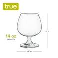 thumbnail image 4 of True Snifter Glasses Brandy & Cognac Balloon Glass for Whiskey & Bourbon, 4 of 6