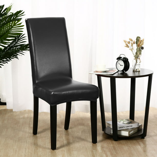 Artificial Pu Leather Dining Chair Seat, Leather Chair Slipcovers