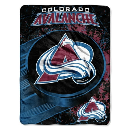 THE NORTHWEST COMPANY COLORADO AVALANCHE ICE DASH MICRO RASCHEL THROW BLANKET