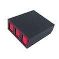 thumbnail image 4 of Milaget Card Deck Box Container Strong Versatile Display Organizer Sports Cards Case Black Red, 4 of 9