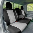 thumbnail image 2 of For 2022 – 2024 Dodge RAM 1500 FH Group Neoprene Waterproof Custom Fit Car Seat Covers  - Rear Gray, 2 of 5