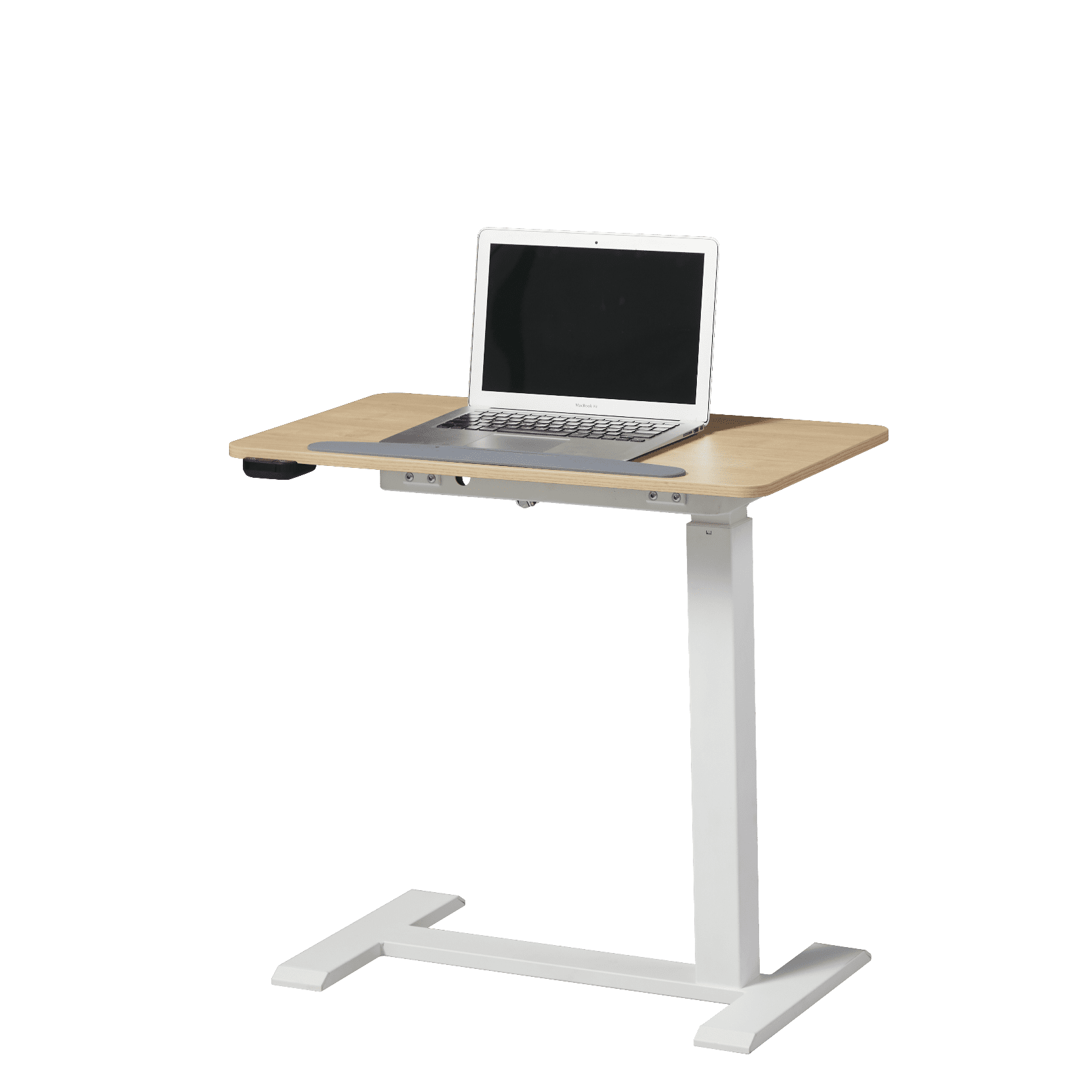 K30016 Electric Height Adjustable Standing Desk with Drawer, 27.5 x 15.7 in,Natural/White,1 Pack