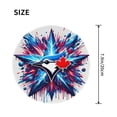 thumbnail image 4 of Toronto Baseball Round Non-Slip Rubber 2 PCS 8in Mouse Pad 3mm Thick Polyester Surface for Office Gaming PC, Bluebird Mouse Pad LS229, 4 of 7