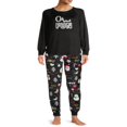 thumbnail image 2 of CHOK Women‘s Cuffed Sleep Pants, 2 of 5