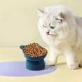 thumbnail image 3 of Elevated Cat Food and Water Bowl with Wide Shallow Design, Reduce Whisker Discomfort, Promote Better Digestion, Easy to Use and Clean for All Feline Types, 3 of 5