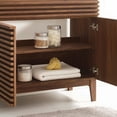 thumbnail image 4 of Modway Render 35" MDF and Particleboard Bathroom Vanity Cabinet in Walnut, 4 of 8