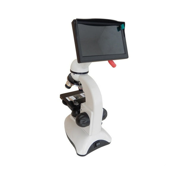 640X Biological Microscope HD High Magnification Experiment Upper And Lower Light Sources, Pig Sperm Detection ,Wide and Clear Vision