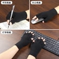 thumbnail image 3 of Guantes sin dedos convertibles de punto de invierno personalizados Mitones unisex Tejido elástico para mantener los guantes calientes Sincero Hogar, 3 of 5