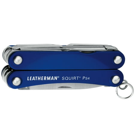 Leatherman Squirt PS4 Keychain Multi-Tool, Blue