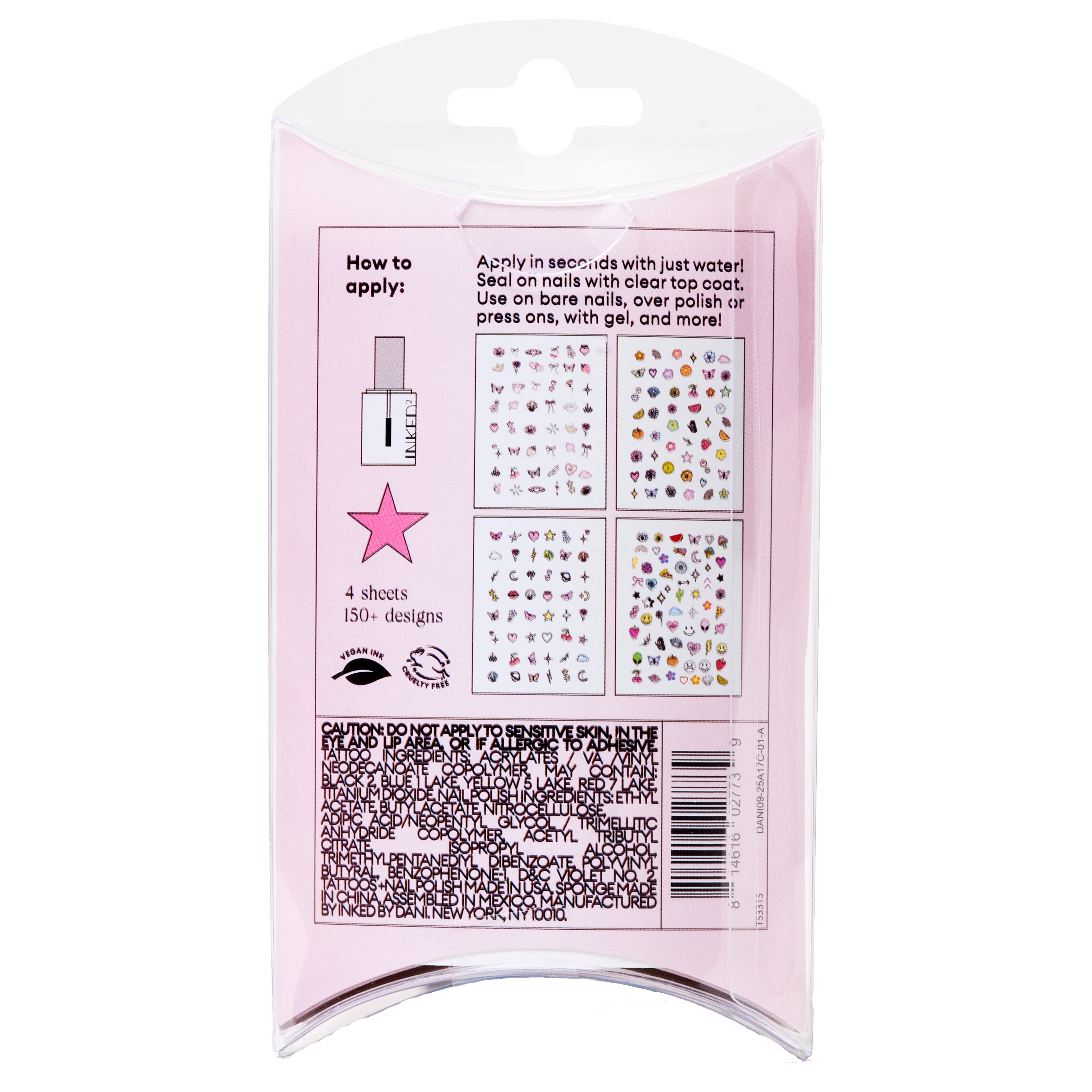 Inked2 Color Nail Art Kit
