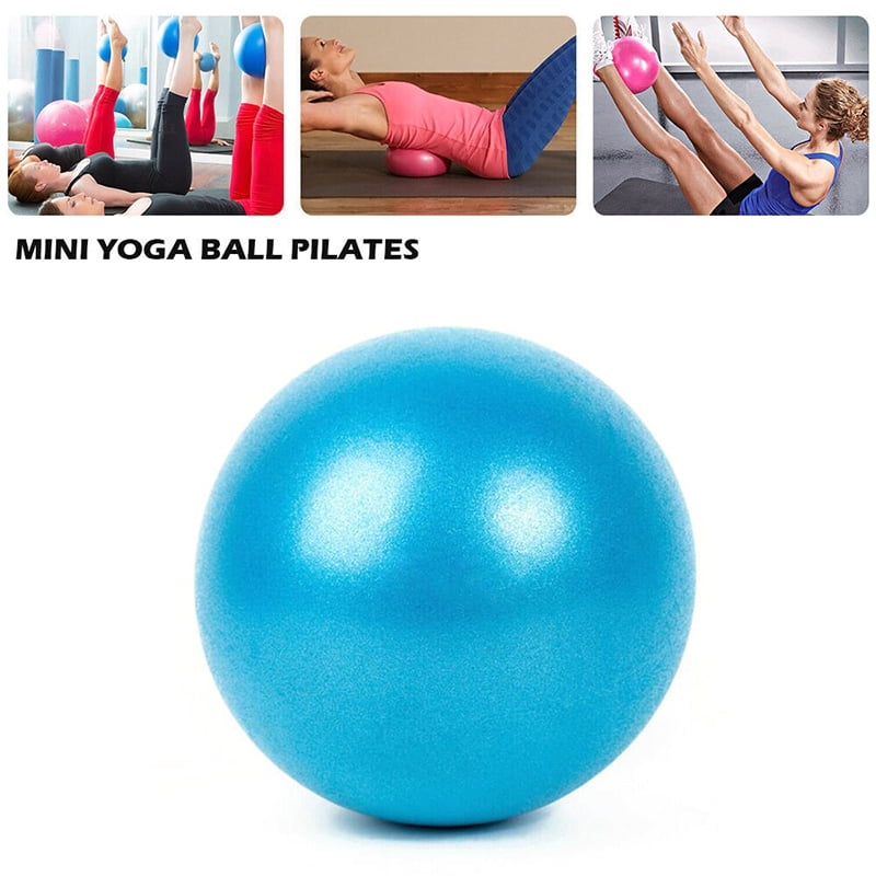 for Yoga Pilates Barre Women Fitness Gym Workout Anti Burst and Non-Slip Balls with Small Inflatable Pump 25cm Balance Stability Training Carllg Mini Exercise Ball 10