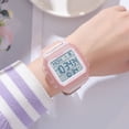 thumbnail image 3 of Waterproof Multifunctional Digital Alarm Watch with Luminous LED Backlight, Silicone Strap for Sports and Daily Use H, 3 of 4
