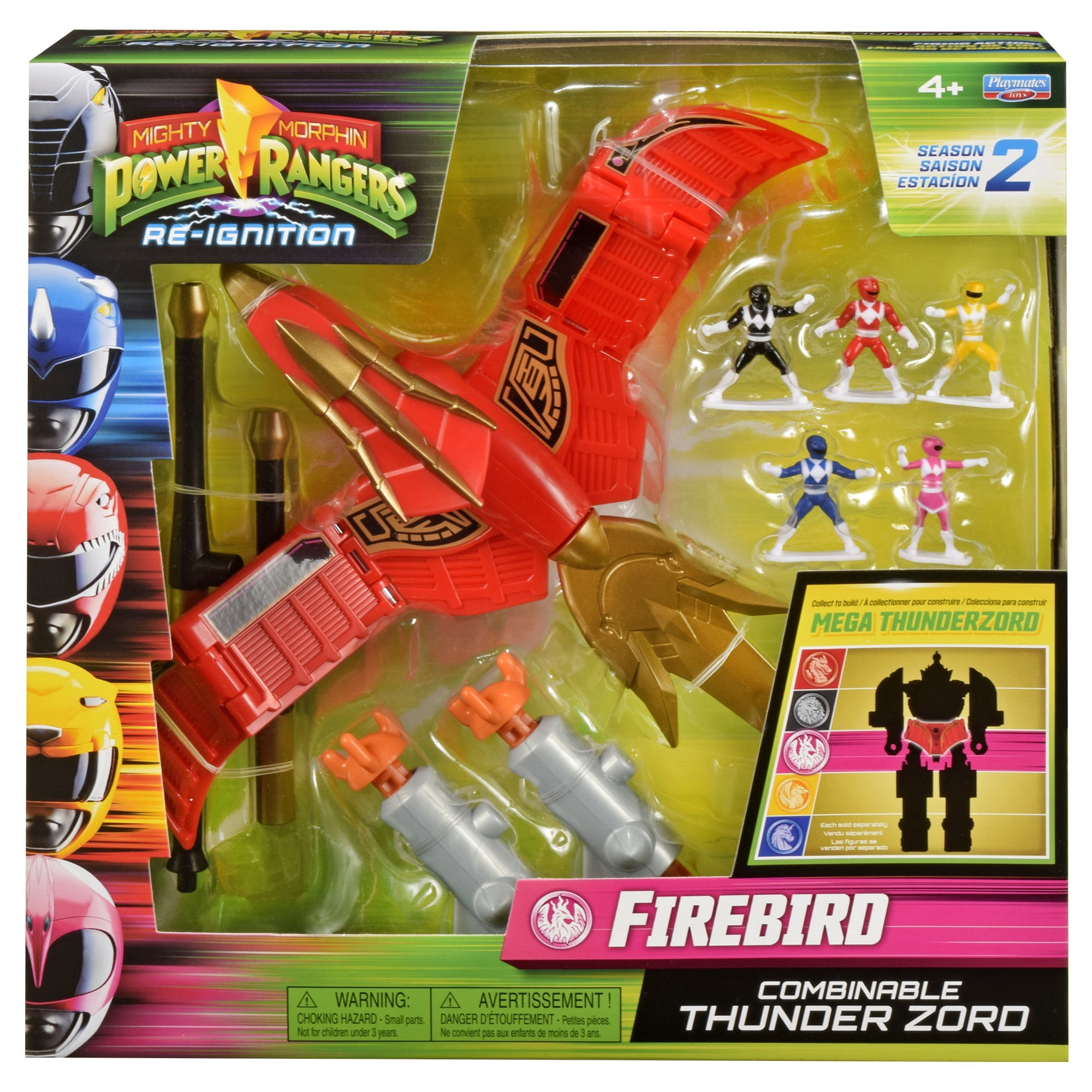Mighty Morphin Power Rangers: Re-Ignition - Firebird Combinable Thunderzord S2