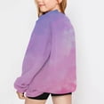 thumbnail image 6 of Mercatoo Girls and Toddlers Sweatshirts Fashion Tie Dye Print Pullover Tops Crewneck Loose Fit Long Sleeve Fall Winter Cute Clothes, 6 of 7