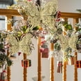 thumbnail image 4 of ZhyrZng Christmas Tree Butterfly Ornaments,3D Glitter Hollow Butterfly Decorations Xmas Butterflies Wall Hanging Decor with Stems for Christmas Tree and Holiday Crafts, 9Pcs, 4 of 7