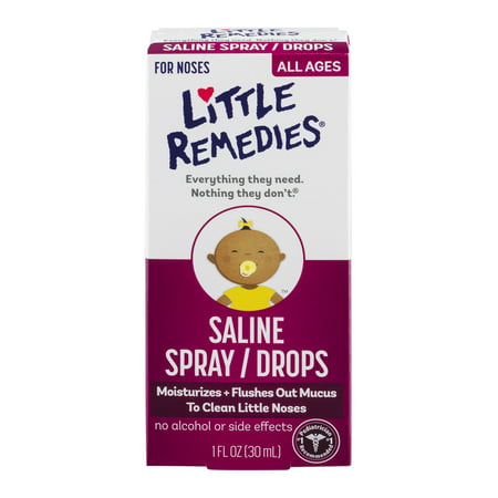 Little Remedies Saline Spray/Drops All Ages, 1.0 FL OZ