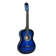 thumbnail image 3 of ZENSTYLE 38in Beginners Acoustic Guitar with Guitar Case, Strap, Tuner and Pick for Starter - Blue, 3 of 22