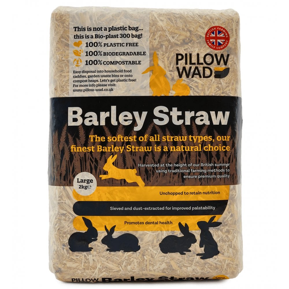 UTBT3714 100 Mixed Pillow Wad Barley Small Pet Bedding Straw Habitat