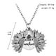 thumbnail image 5 of Guardurnaity Collar de girasol ampliamente aplicable, colgante de letras de doble capa, suministros para niñas, joyería cúbica de eslabones de Ropa, zapatos y accesorios Miscelánea Oro rosa, 5 of 6