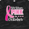 thumbnail image 4 of Inktastic Breast Cancer Awareness We Wear Pink in October Girls Toddler T-Shirt, 4 of 5