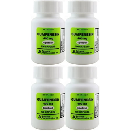 Mucus Relief Guaifenesin 400 mg 400 Tablets Generic for Mucinex Chest Congestion Immediate (Best Medication For Cough And Mucus)