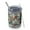 Multicolor Bigfoot and-2, variant on 12oz Tumblers Multicolor Bigfoot and Checkerboard Vacuum Insulated Stainless Steel Travel Tumbler Cups Mug with Lid and Straw for Beer,Coffee,Beverages with Cleaning Brush for Cold Hot Drinks