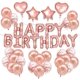 thumbnail image 1 of Kit de globos de cumpleaños Happy Birthday 43 de látex, 12 cm, mylar, 1 of 1