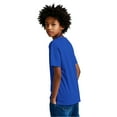 thumbnail image 2 of Zfeel Kids Athletic T-Shirt, Moisture-Wicking Sports Tee, Quick-Dry Polyester, Royal, XL, 2 of 5