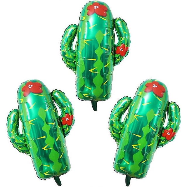 KAIYANG Globos grandes de cactus para carnaval, decoraciones de cumpleaños con temática de fiesta hawaiana/mexicana