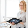 thumbnail image 5 of joogoo Demon Hardcover 3 Ring Binder 1.5" Round Rings Interior Pockets Binders Organizer 1 Pack, 5 of 9