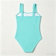 thumbnail image 2 of DAETIROS Girls One Piece Swimsuit Mint Green, Quick Dry & Chlorine Resistant Bathing Suit with Side Cut Outs for Kids Teens Sizes 8-12, Mint Green 10 Years, 2 of 5