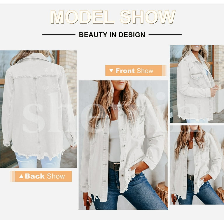 Ladies white jacket size 16 cheap