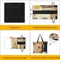 thumbnail image 3 of Bohemian Color Waterproof Picnic Blanket with Foldable Zipper, Suitable for Outdoor Use, Suitable for Travel, Camping, Beaches, Parks, Grasslands, Picnic Blanket Accessories, 3 of 7