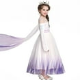 thumbnail image 4 of Elsa Frozen 2 Princess Dress up Costume Halloween for Girls With Accessories, 4 of 7
