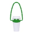thumbnail image 2 of Silicone Braided Cords, Animal Theme Silicone Water Bottle Handle Strap, Water Bottle Handle Straps for DIY Carrying Cup, Outdoor Walking, Hiking, Camping, Drinks Cup Decor, Green, 2 of 6