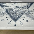 thumbnail image 6 of Ambesonne Adventure Place Mats Set of 4, Boho Mountains Arrows, Standard Size, Dark Blue White, 6 of 6