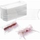 thumbnail image 1 of 60 cajas de plástico transparente tipo almohada para regalos de dulces, para bodas, fiestas, Día de la Madre, festivales, embalaje de regalo de 4,5 x 2,5 x 1 pulgada, 1 of 5