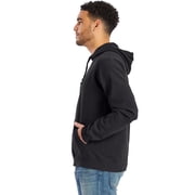 Hanes Men's Garment Dyed Fleece Hoodie Black S