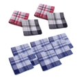 thumbnail image 4 of 12Pcs Cotton Men's Hands Party Bandanas Casual Pocket Square Hankies Color Random Style A, 4 of 9