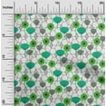 thumbnail image 2 of oneOone Polyester Spandex Light Green Fabric Asian Floral Sewing Material Print Fabric By The Yard 56 Inch Wide, 2 of 4