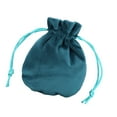 thumbnail image 1 of Bolsa con cordón para guardar joyas, organizador de regalos de fiesta, bolsa de terciopelo para relojes, collares, pulseras, dijes y aniversarios. Azul 95x115cm, 1 of 8