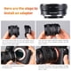 thumbnail image 5 of Adaptador de Montura para Lentes K&F Concept Contax/Yashica (C/Y) a Sony Alpha NEX E-Mount, 5 of 8