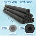 thumbnail image 4 of 6 Pack Jumbo Pool Noodles Swimming Floating Foam Tube Extra Large Hollow Bright Swimming Pool Noodles Bulk Heavy Duty for Adults(Black,55 x 3.5 Inch), 4 of 13