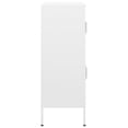 thumbnail image 2 of vidaXL Armoire de Rangement Blanche 80x35x101,5 cm Acier, 2 of 5